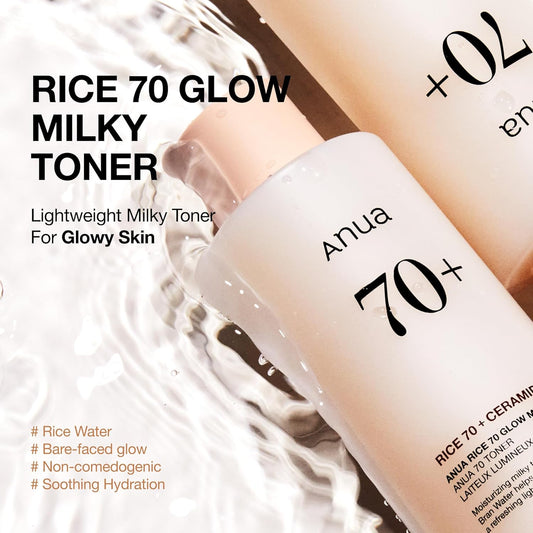Anua Rice 70 Glow Milky Toner 250ml - Anua K-Beauty