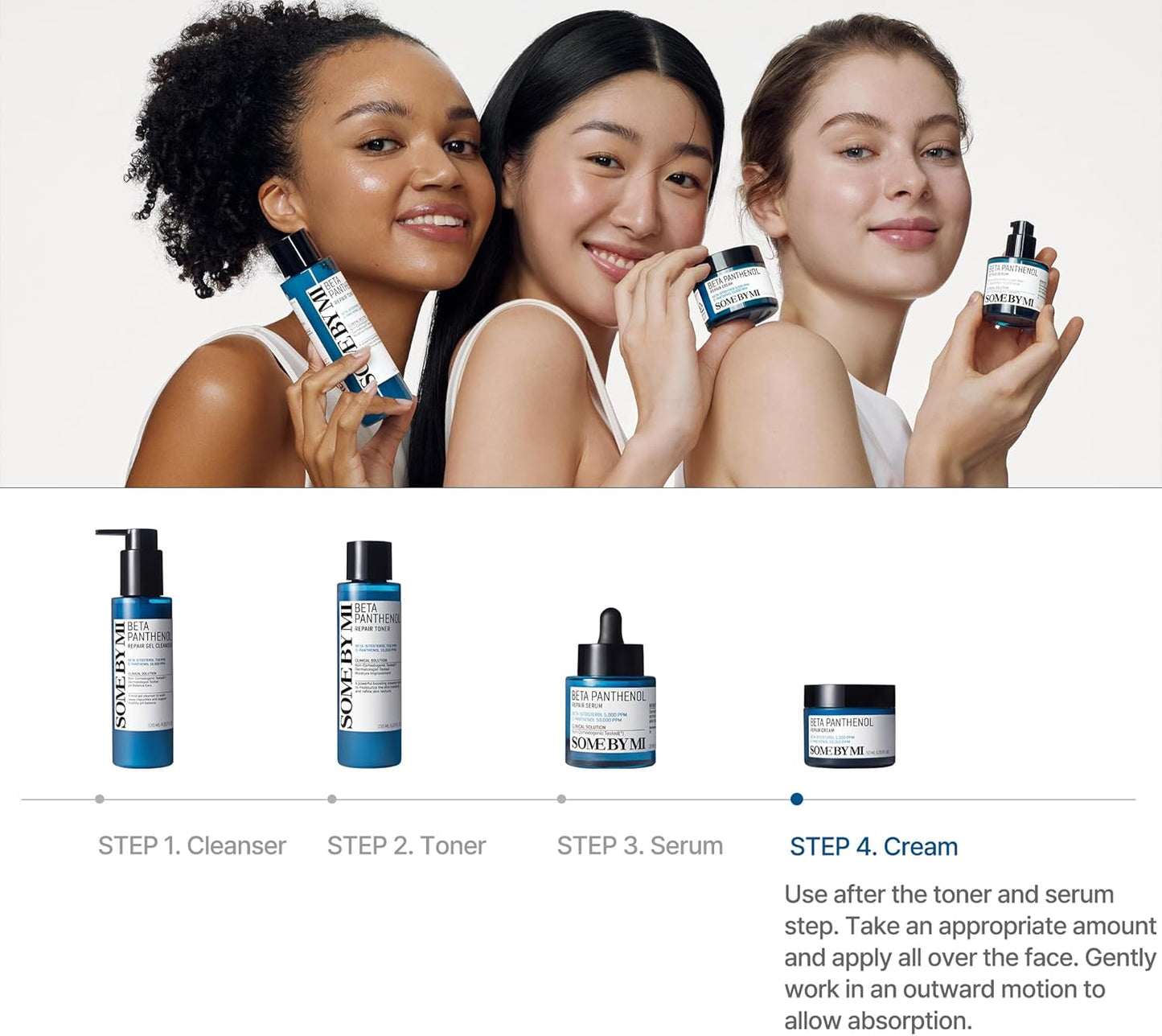 Some By Mi Beta Panthenol Repair Cream - Some By Mi K-Beauty