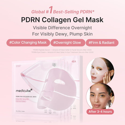 Medicube PDRN Pink Collagen Jelly Mask 4pack - Medicube K-Beauty