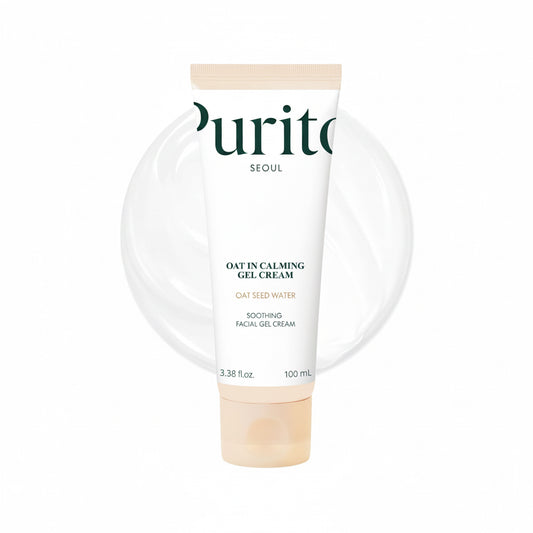 PURITO Oat In Calming Gel Cream - Korean Oat Soothing Gel Moisturiser K-Beauty