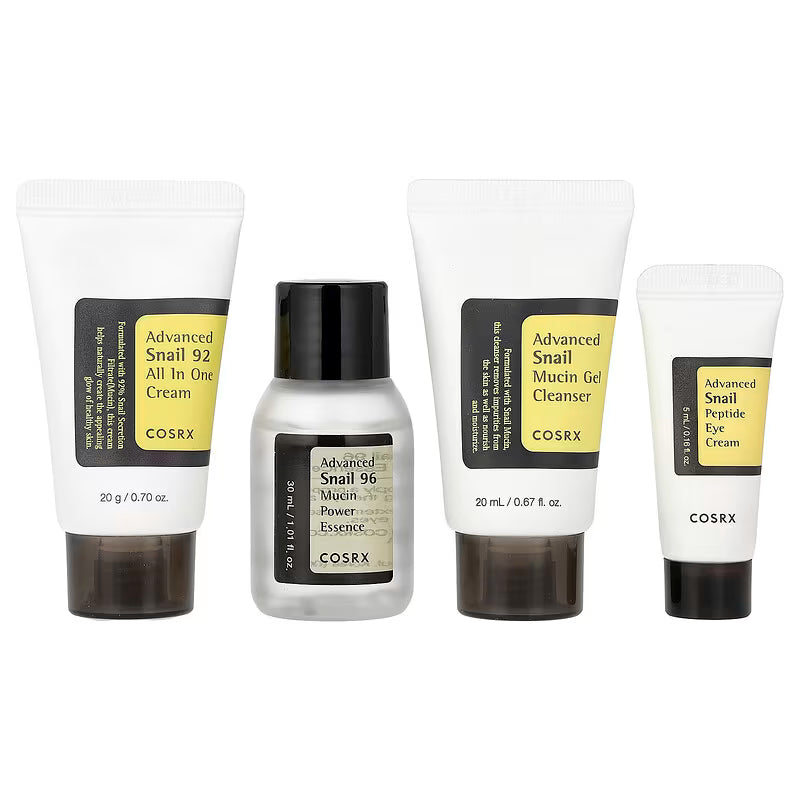 COSRX All About Snail Kit - Korean Snail Mucin Skincare Gift Set K-Beauty