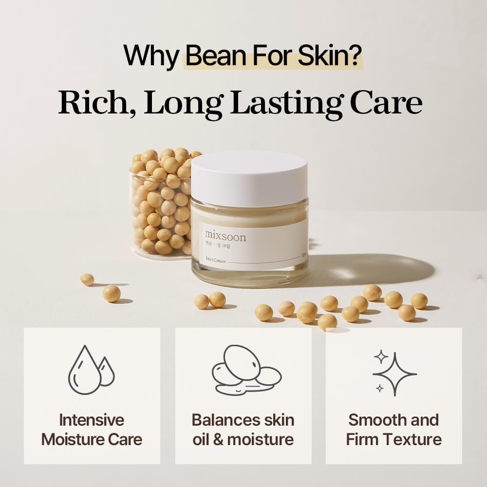 Mixsoon Bean Cream 50 ml - Mixsoon K-Beauty
