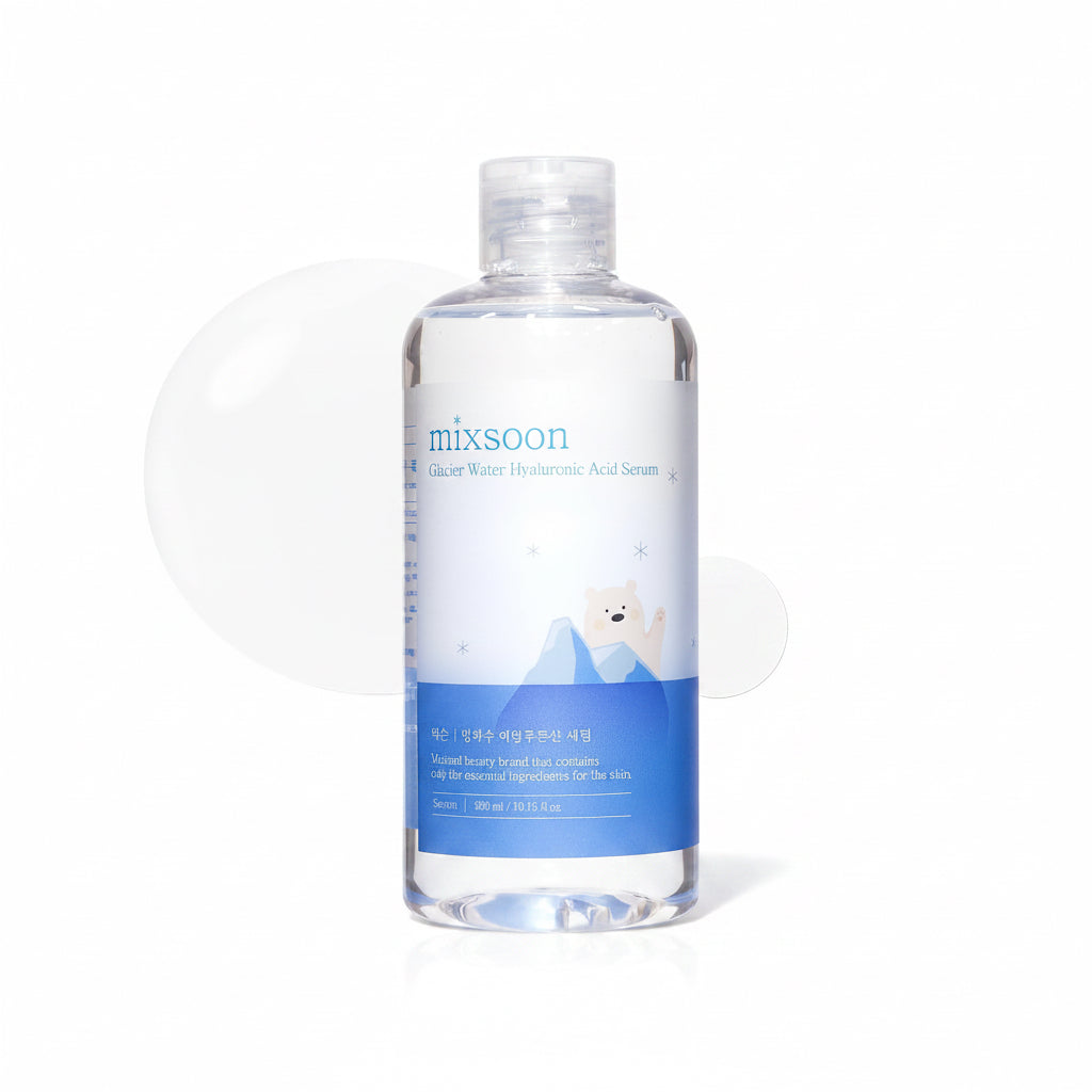 Mixsoon Glacier Water Hyaluronic Acid Serum 300ml - Korean Hyaluronic Acid Hydrating Serum K-Beauty