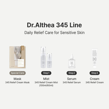 Dr.Althea 345 Relief Cream Mist 100ml - Dr.Althea K-Beauty