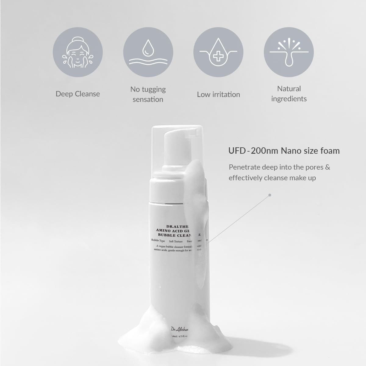 Dr.Althea Amino Acid Bubble Cleanser - Dr.Althea K-Beauty