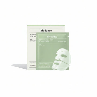 Biodance Sea Kelp Deep Mask 4 pack - Korean Sheet Mask K-Beauty Skincare