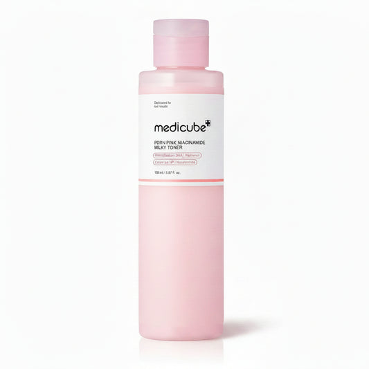 Medicube PDRN Pink Niacinamide Milky Toner - Korean PDRN Brightening Toner K-Beauty