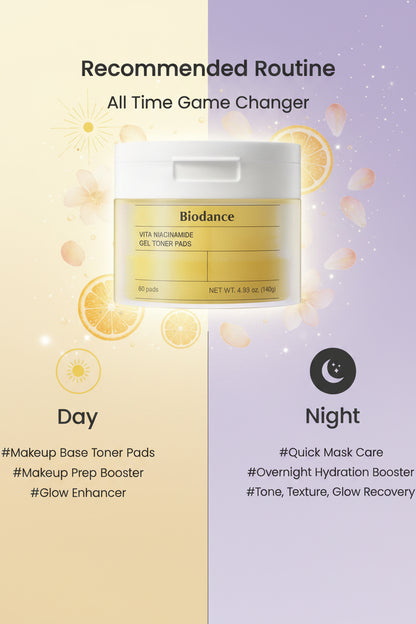 Biodance Vita Niacinamide Toner Pads - Biodance K-Beauty