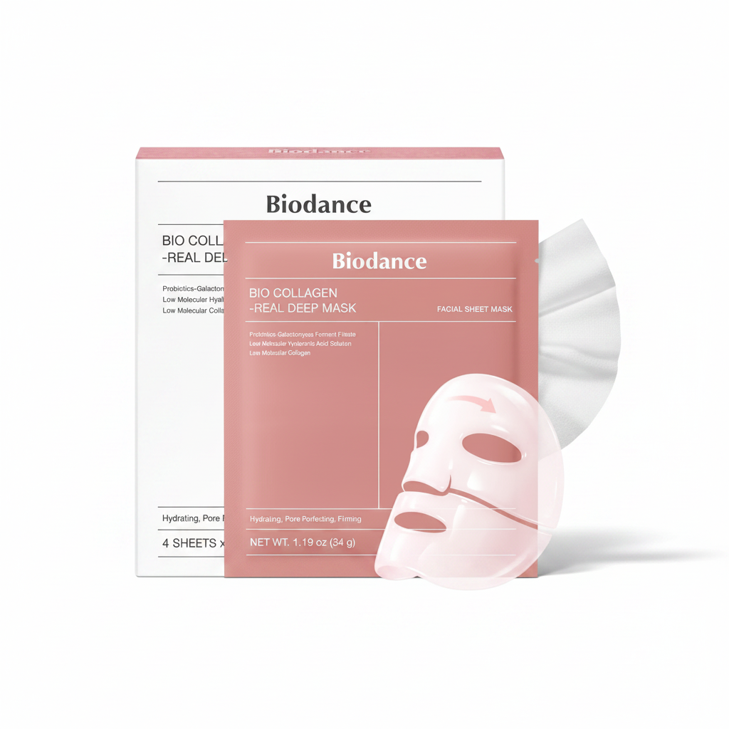 Biodance Bio-Collagen Deep Mask 4 pack - Korean Sheet Mask K-Beauty Skincare