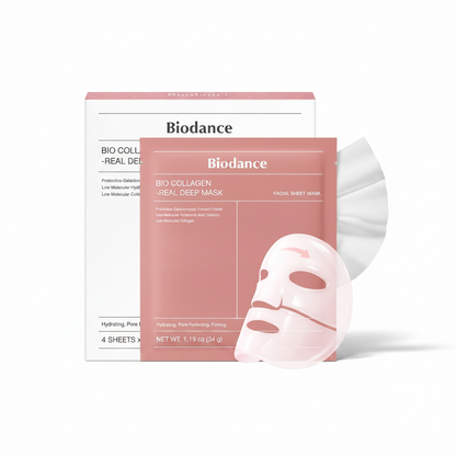 Biodance Bio-Collagen Deep Mask 4 pack - Korean Sheet Mask K-Beauty Skincare