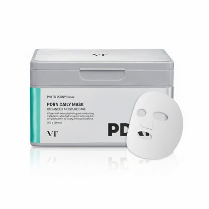 VT Cosmetics PDRN Daily Mask 30 Sheets - Korean PDRN Hydrating Daily Sheet Mask K-Beauty
