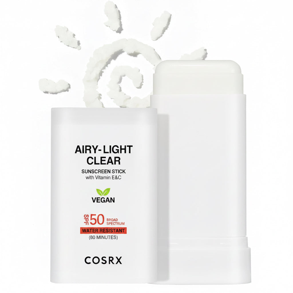COSRX Airy-Light Sunscreen Stick SPF50 - Korean Lightweight Sunscreen Stick K-Beauty