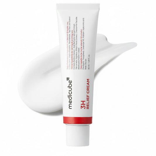 Medicube 3H Daily Relief Cream 50ml - Korean Soothing Daily Moisturiser K-Beauty