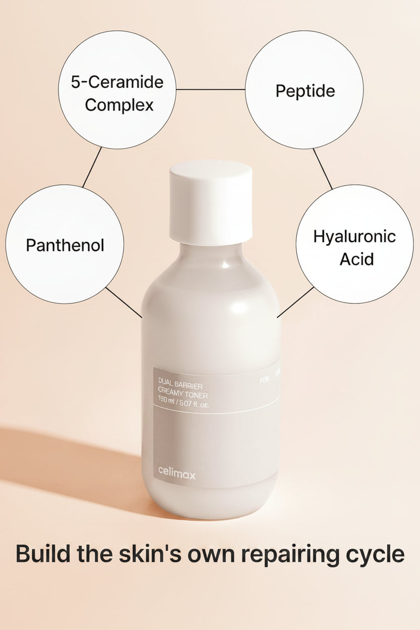 Celimax Dual Barrier Creamy Toner 150ml - Celimax K-Beauty