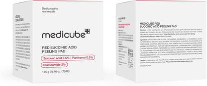 Medicube Red Succinic Acid Peeling Pads - Medicube K-Beauty