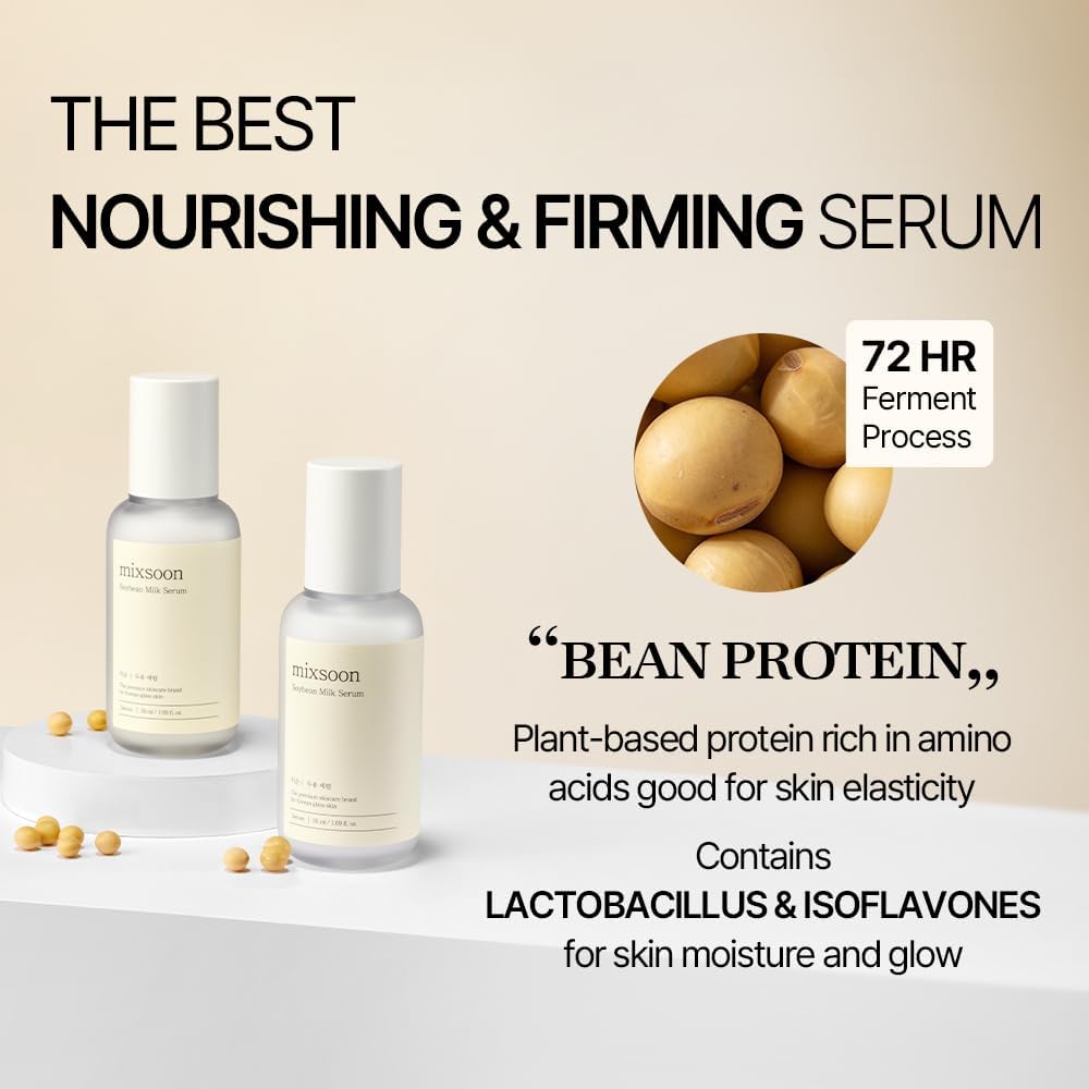 Mixsoon Soybean Milk Serum 50ml - Mixsoon K-Beauty