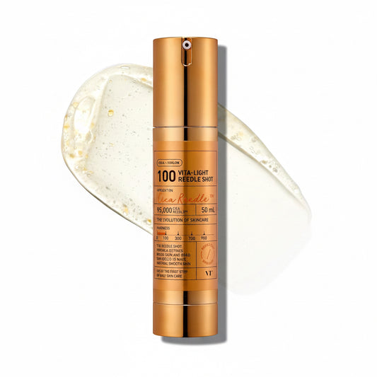 VT Cosmetics Vita-Light Reedle Shot 100 - Korean Vitamin Brightening Micro-Needle Serum K-Beauty
