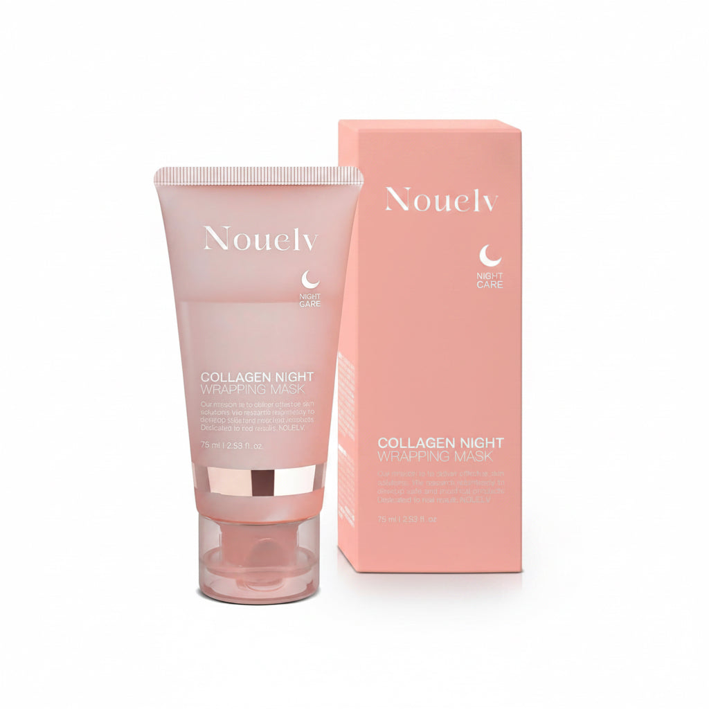 Nouelv Collagen Night Face Mask - Korean Collagen Overnight Repair Mask K-Beauty