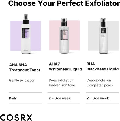 Cosrx AHA/BHA CLARIFYING TREATMENT Toner 150ml - COSRX K-Beauty