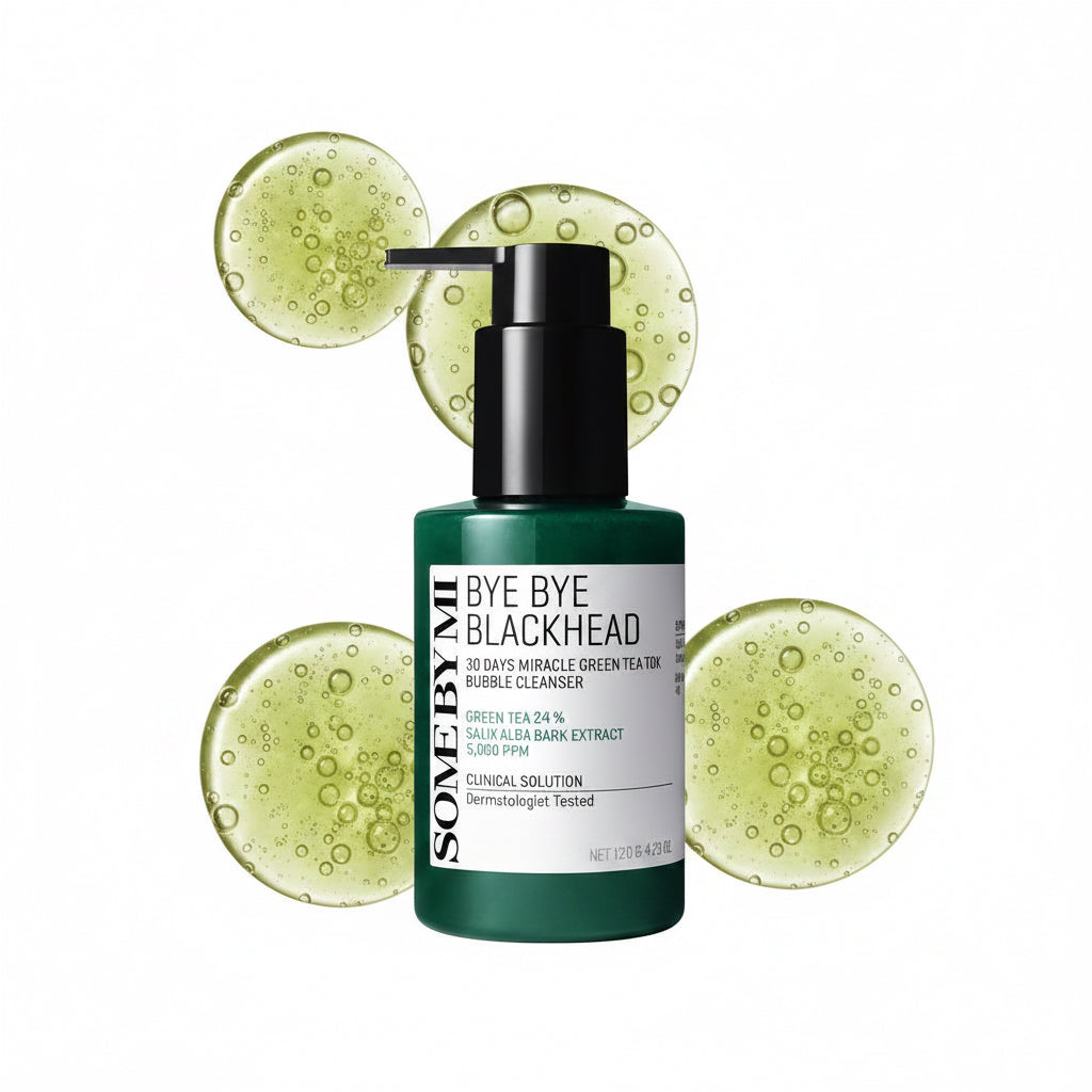 Some By Mi Green Tea Tox Bubble Cleanser - Korean Green Tea Detox Bubble Cleanser K-Beauty