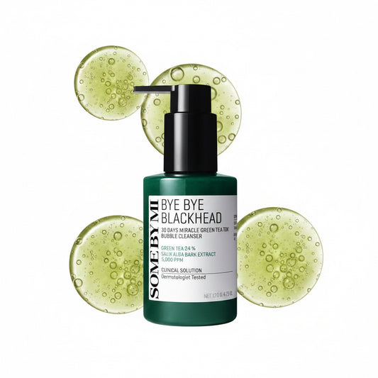 Some By Mi Green Tea Tox Bubble Cleanser - Korean Green Tea Detox Bubble Cleanser K-Beauty