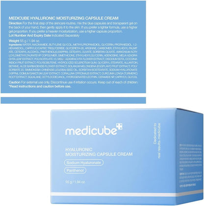 Medicube Hyaluronic Moisturizing Capsule Cream 55g - Medicube K-Beauty