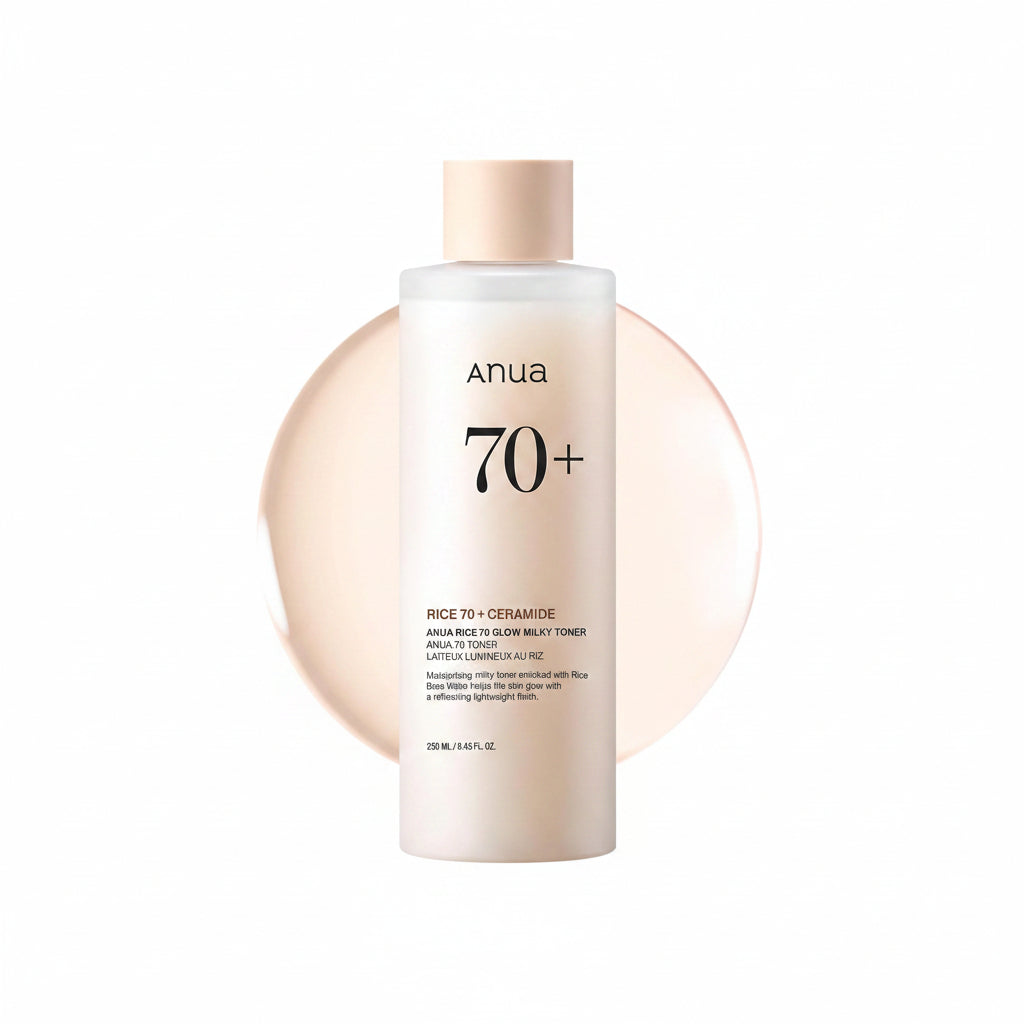 Anua Rice 70 Glow Milky Toner 250ml - Korean Rice Brightening Milky Toner K-Beauty