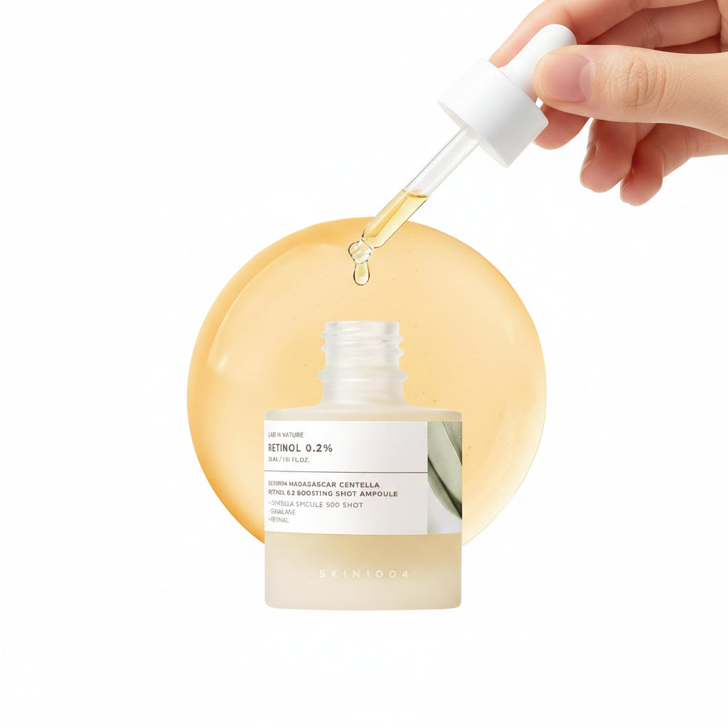 SKIN1004 Retinol 0.2% Boosting Ampoule 30ml - Korean Retinol Anti-Aging Ampoule K-Beauty