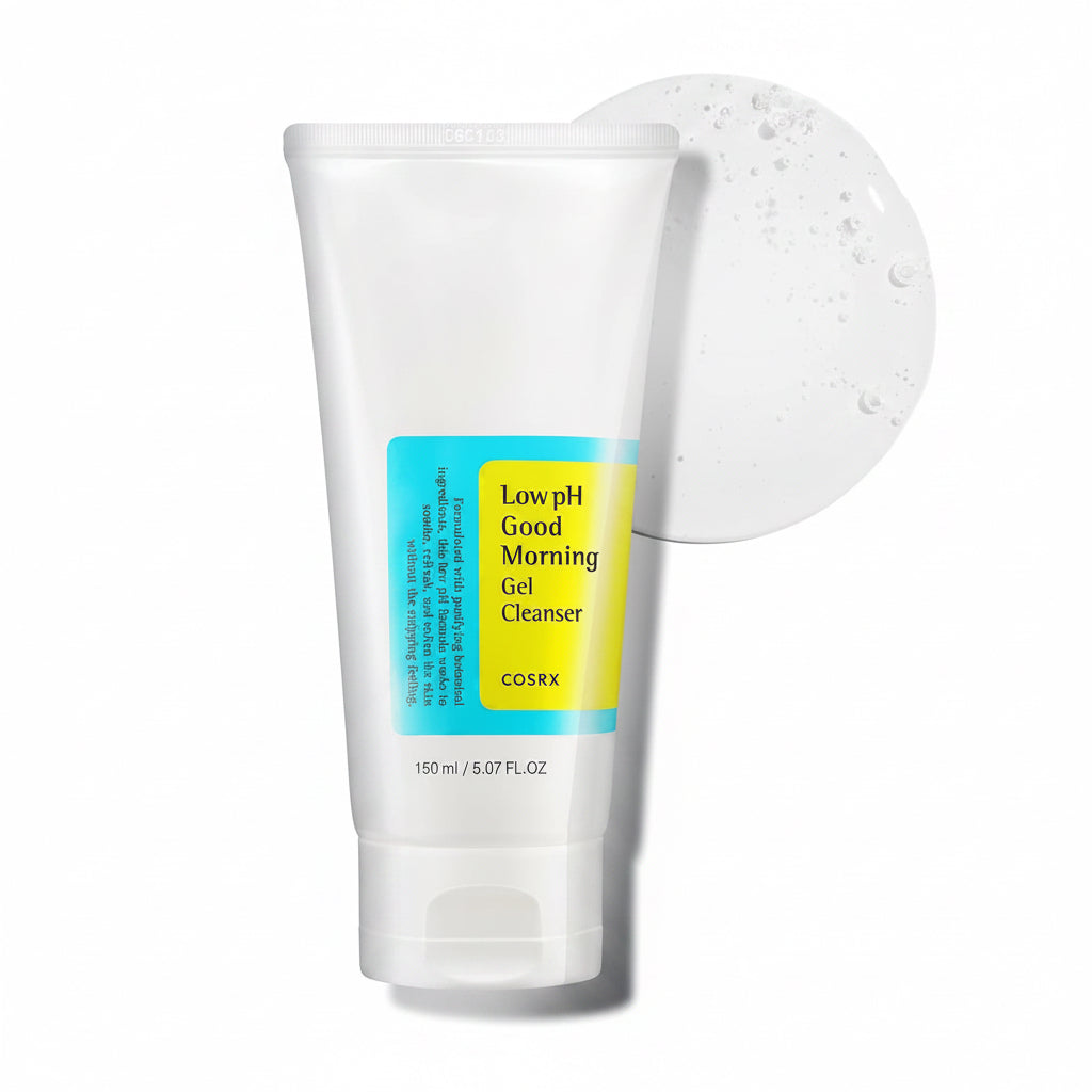 COSRX Low pH Good Morning Gel Cleanser - Korean Low pH Gentle Morning Cleanser K-Beauty