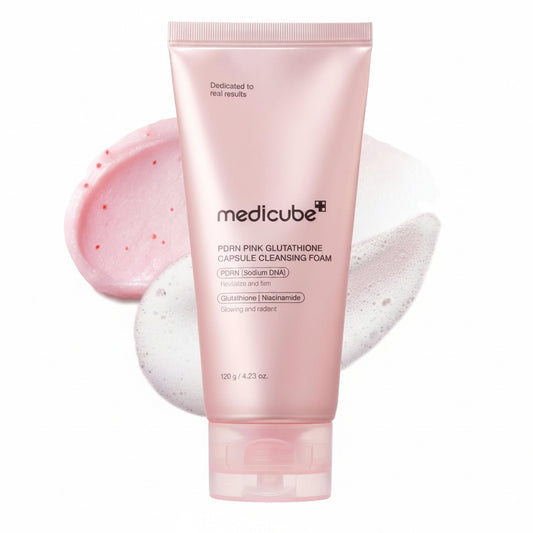 Medicube PDRN Pink Glutathione Foam Cleanser 120g - Korean PDRN Gentle Cleanser K-Beauty