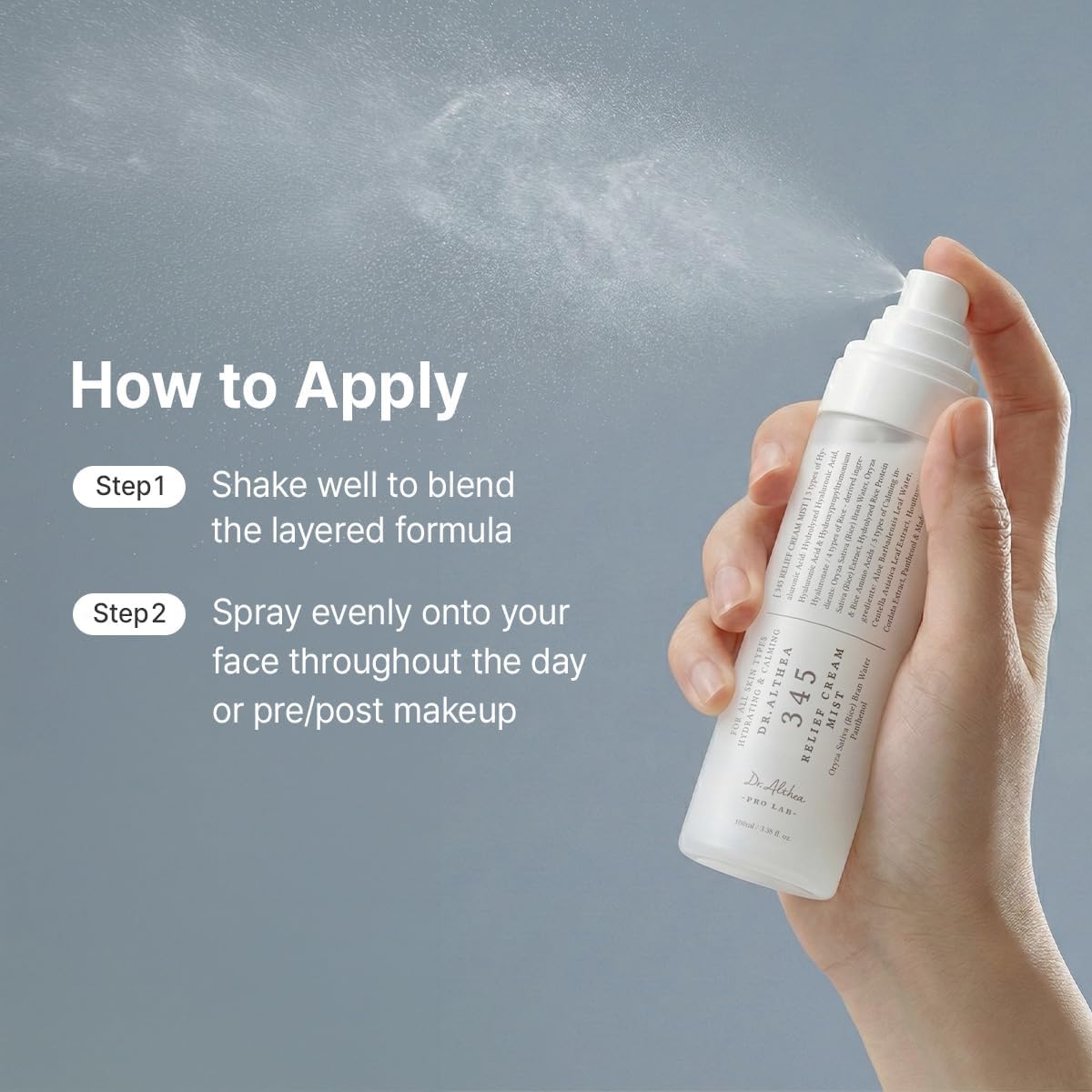 Dr.Althea 345 Relief Cream Mist 100ml - Dr.Althea K-Beauty