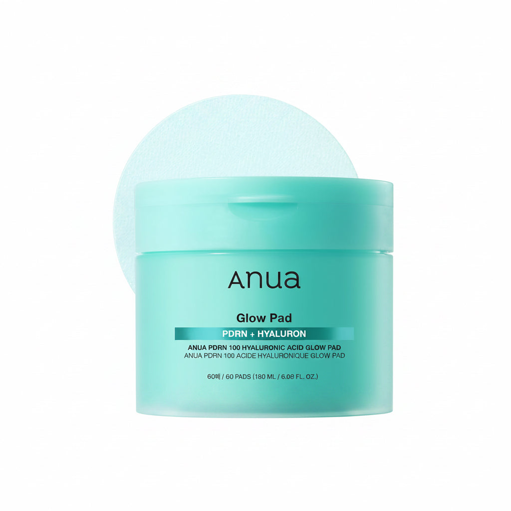 Anua PDRN 100 Hyaluronic Acid Glow Pads - Korean PDRN Hydrating Toner Pads K-Beauty