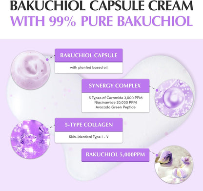 Eqqualberry Bakuchiol Plumping Capsule Cream - Eqqualberry K-Beauty
