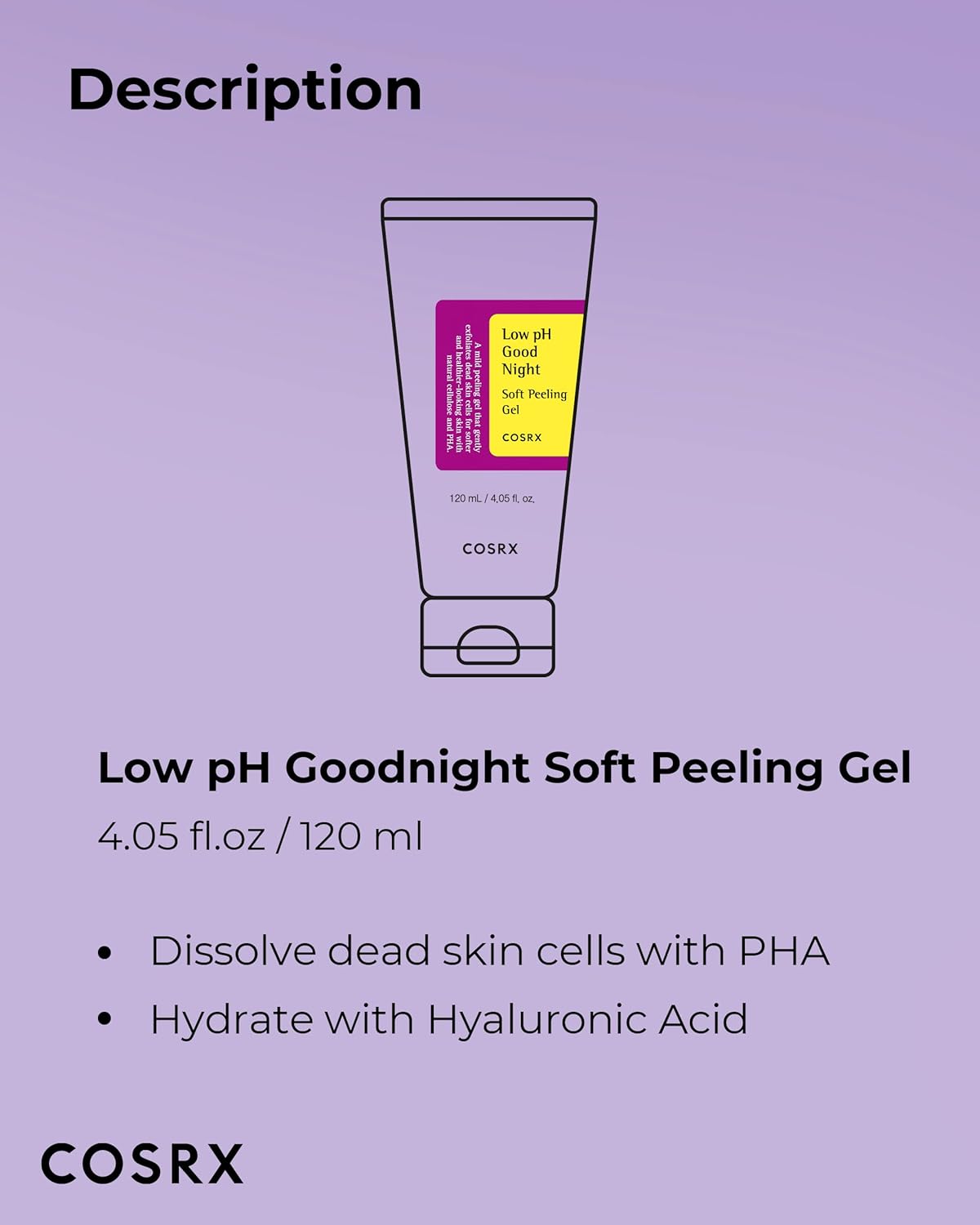 Cosrx Low pH Good Night Soft Peeling Gel - COSRX K-Beauty