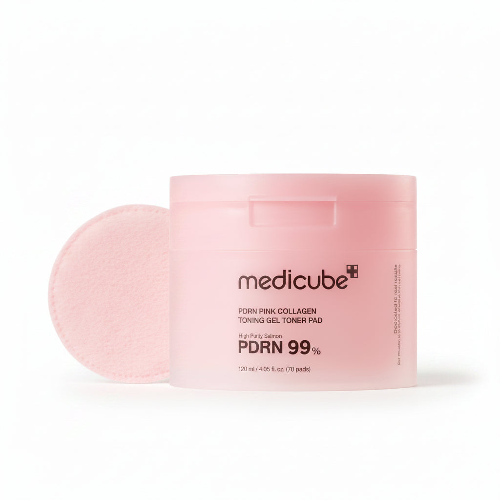 Medicube PDRN Pink Collagen Toner Pads - Korean PDRN Collagen Toner Pads K-Beauty