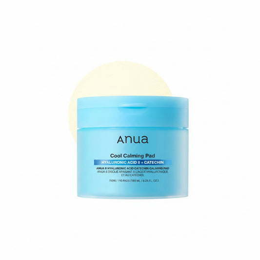 Anua 8 Hyaluronic Acid Catechin Pads 110 Pads - Korean Hyaluronic Acid Toner Pads K-Beauty