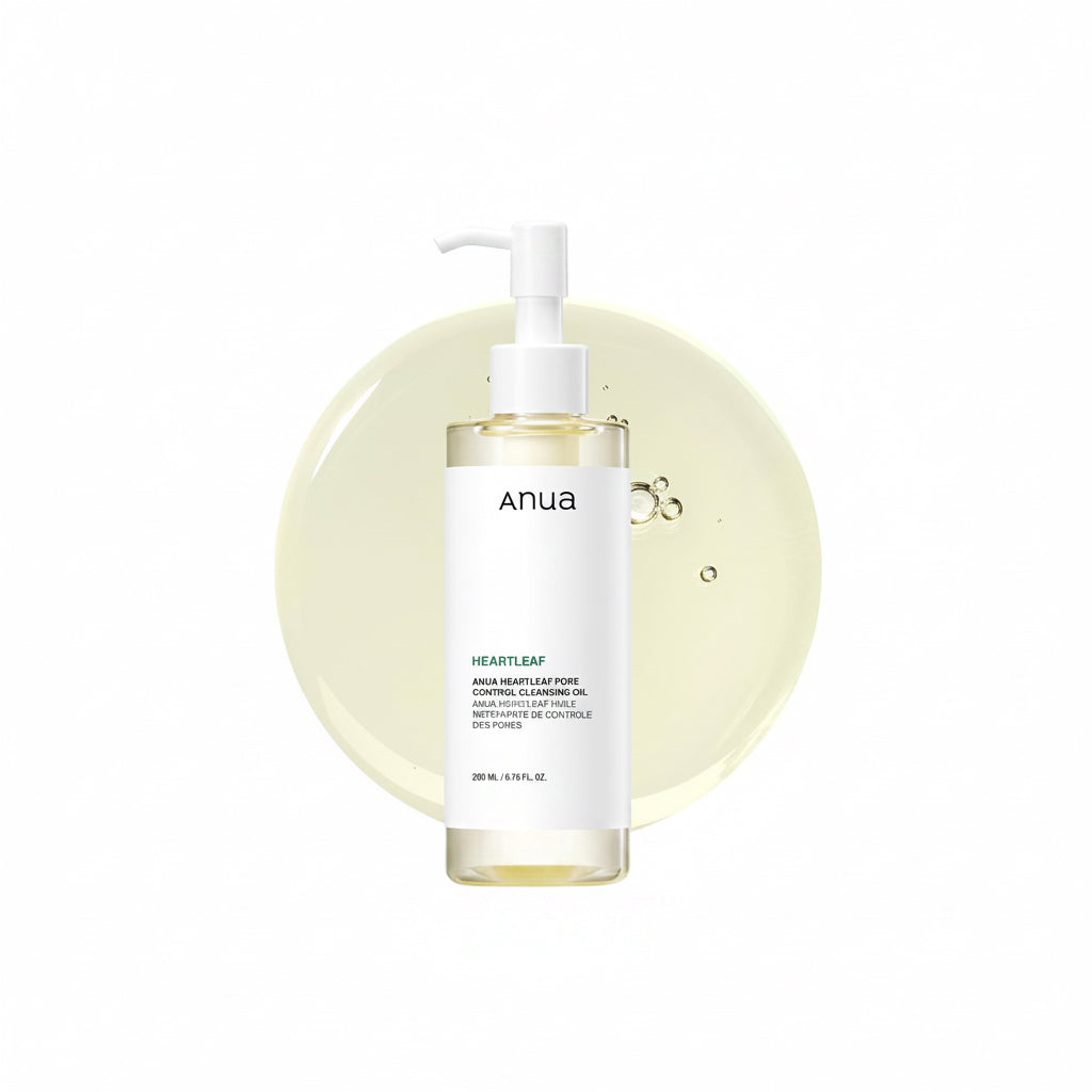 Anua Heartleaf Pore Control Cleansing Oil 200ml - Korean Heartleaf Pore Cleansing Oil K-Beauty
