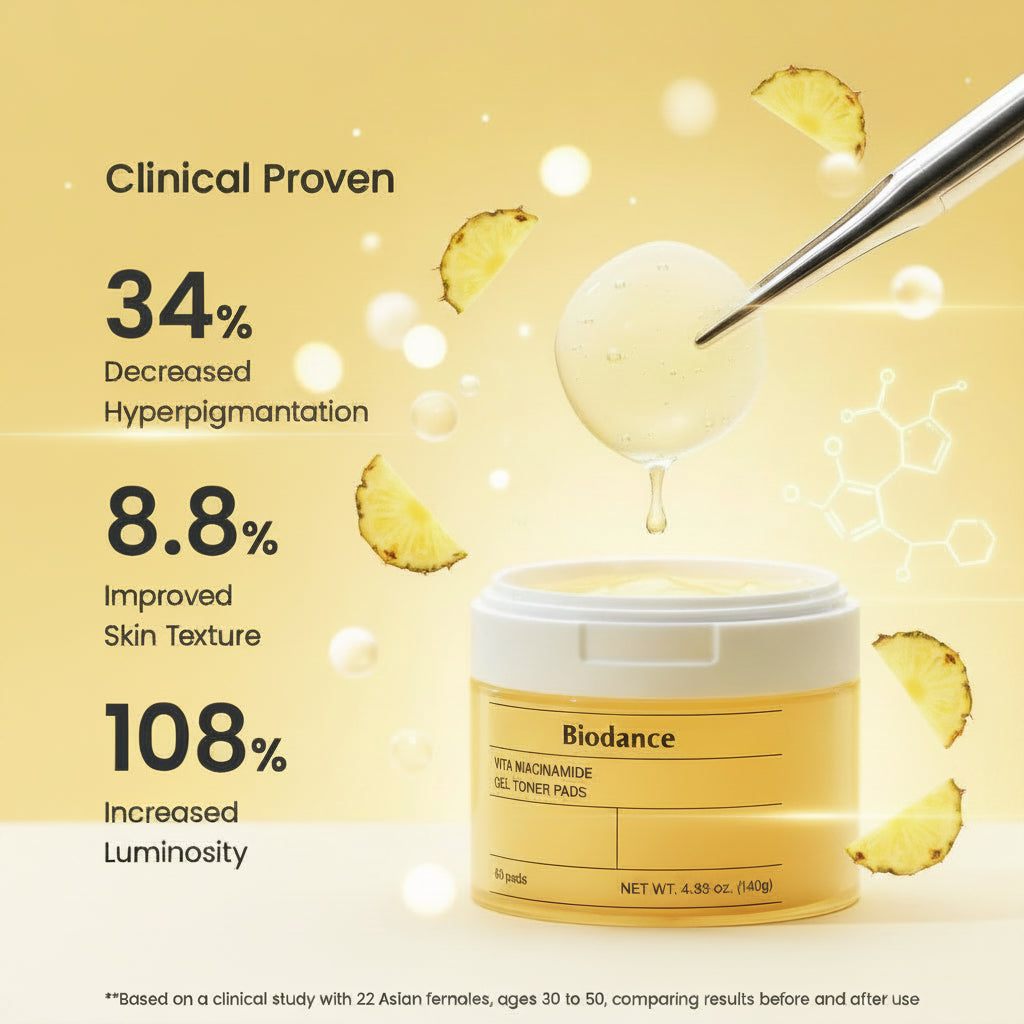 Biodance Vita Niacinamide Toner Pads - Biodance K-Beauty