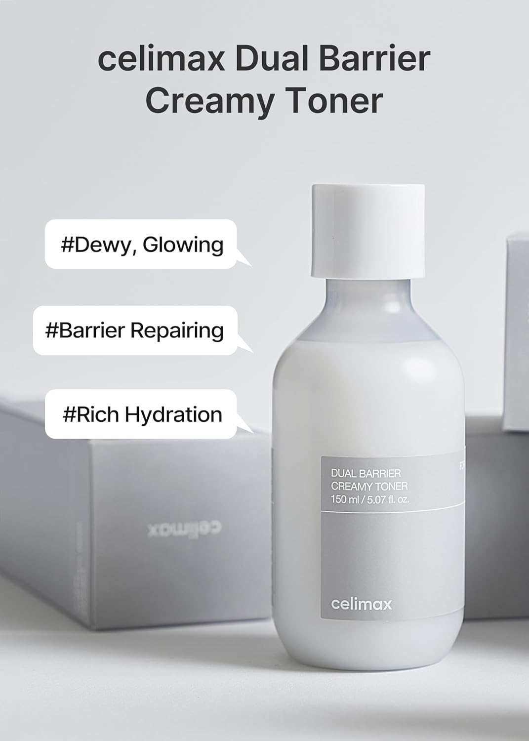 Celimax Dual Barrier Creamy Toner 150ml - Celimax K-Beauty
