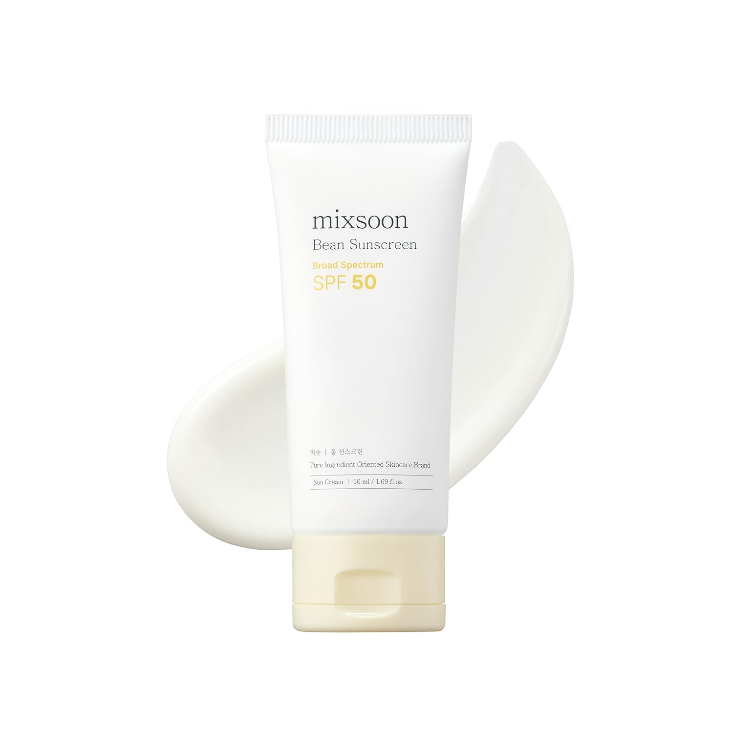 Mixsoon Bean Sunscreen SPF50 - Korean Soybean Lightweight Sunscreen K-Beauty