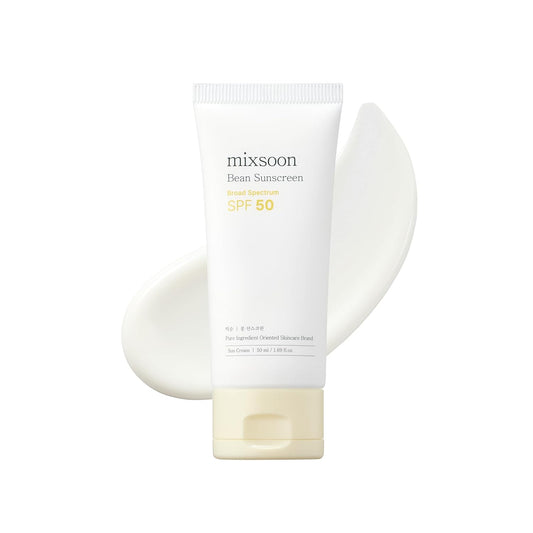 Mixsoon Bean Sunscreen SPF50 - Korean Soybean Lightweight Sunscreen K-Beauty