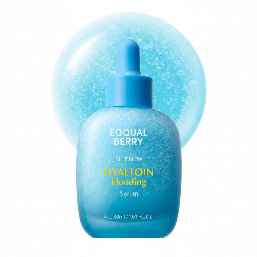 Eqqualberry Hyaltoin Flooding Serum - Korean Hyaluronic Acid Hydrating Serum K-Beauty