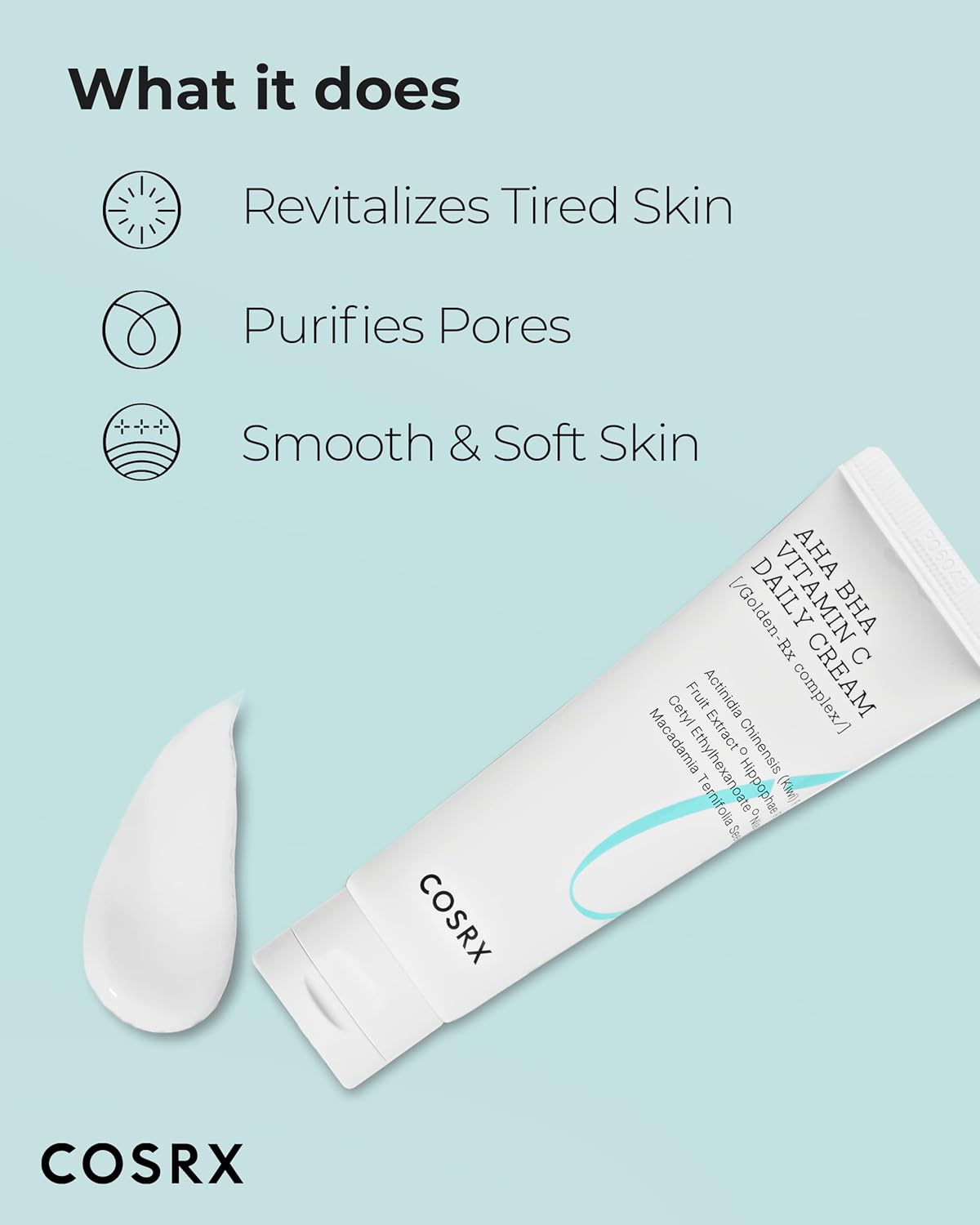 COSRX AHA BHA Vitamin C Daily Cream - COSRX K-Beauty