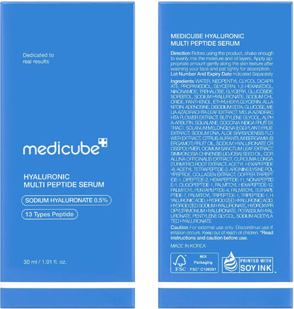 Medicube hyaluronic multi-peptide serum 30ml - Medicube K-Beauty