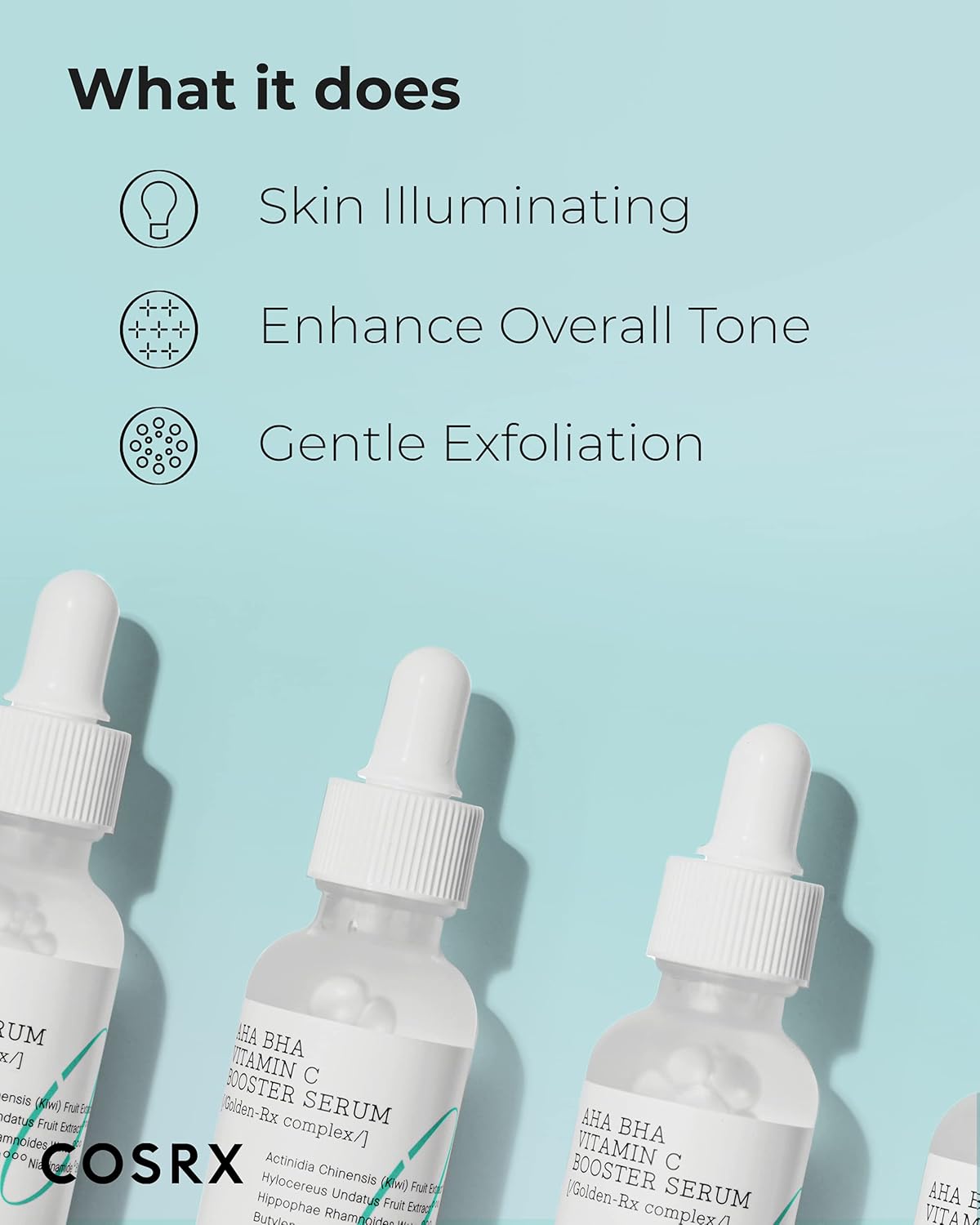 COSRX Refresh AHA BHA Vitamin C Booster Serum - COSRX K-Beauty