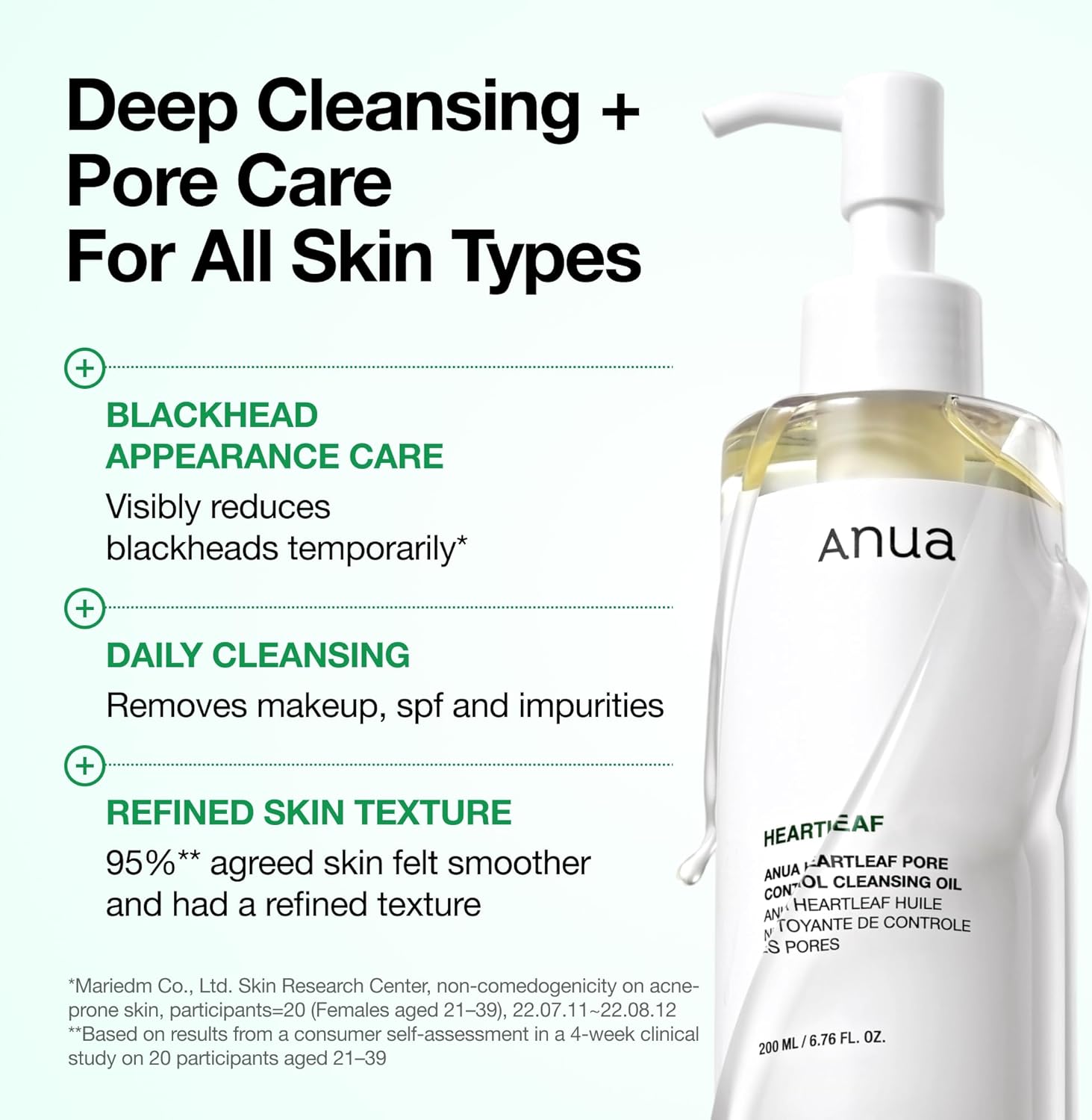 Anua Heartleaf Pore Control Cleansing Oil 200ml - Anua K-Beauty