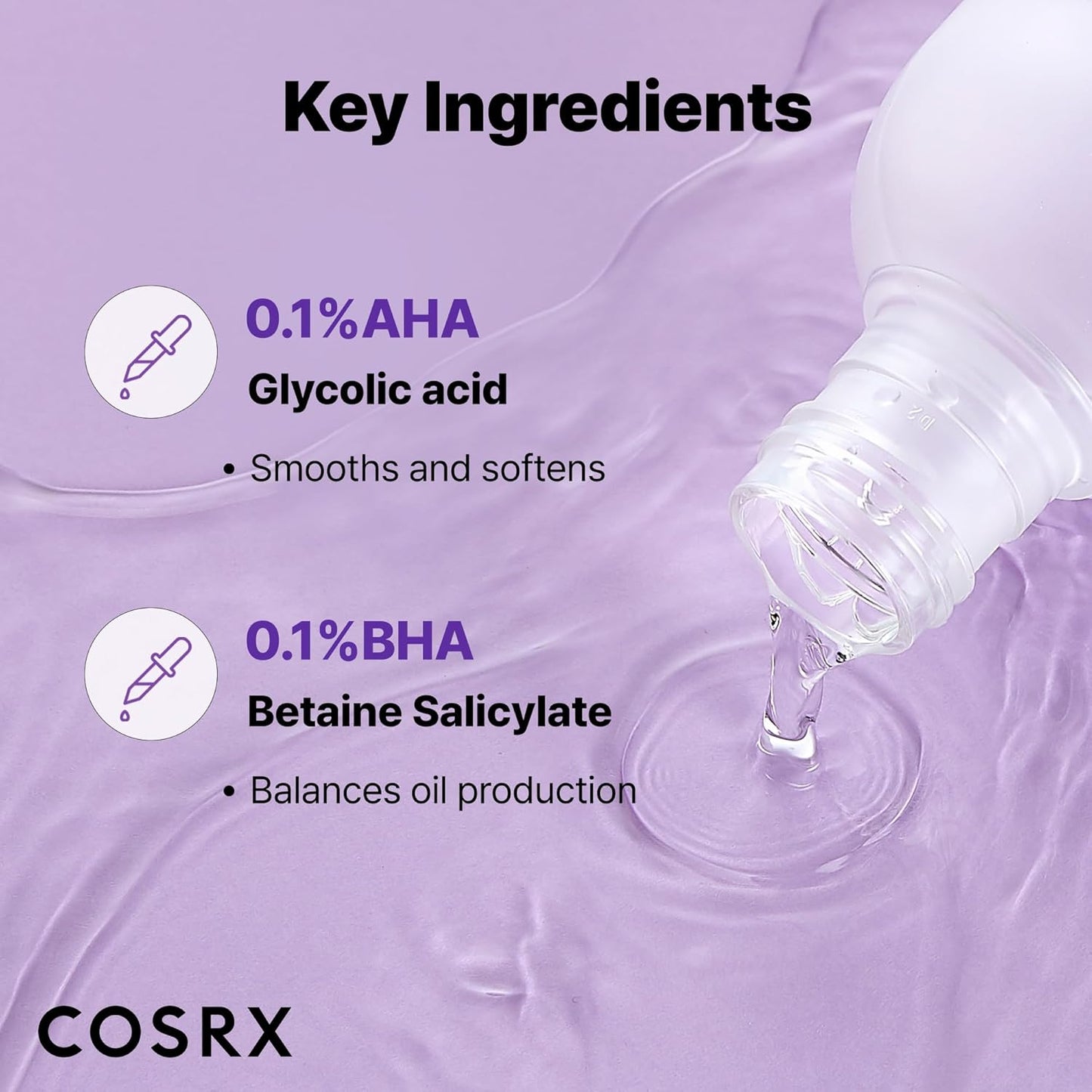 Cosrx AHA/BHA CLARIFYING TREATMENT Toner 150ml - COSRX K-Beauty