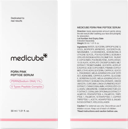 Medicube PDRN Pink Peptide Serum 30ml - Medicube K-Beauty