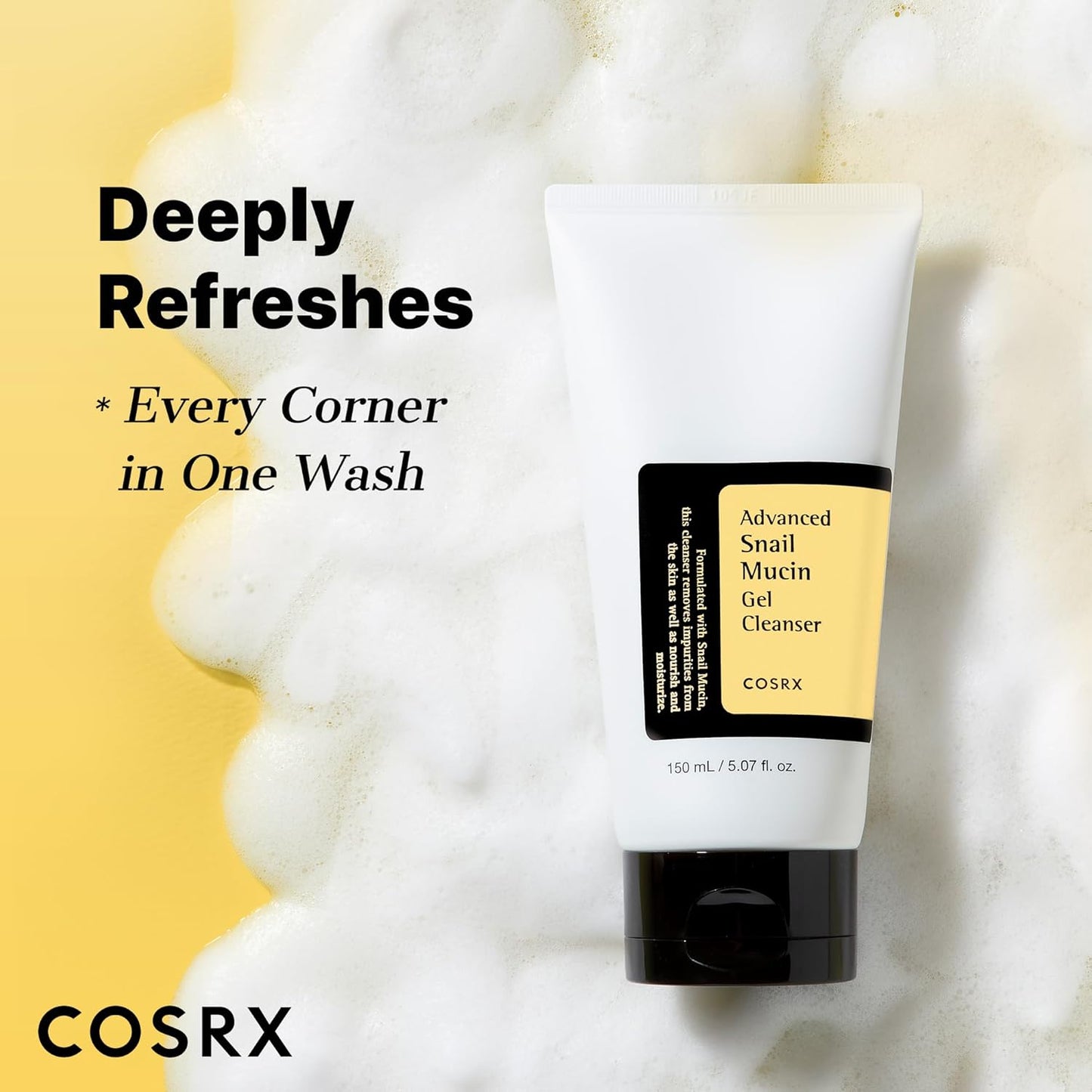 COSRX Advanced Snail Mucin Gel Cleanser 150ml - COSRX K-Beauty