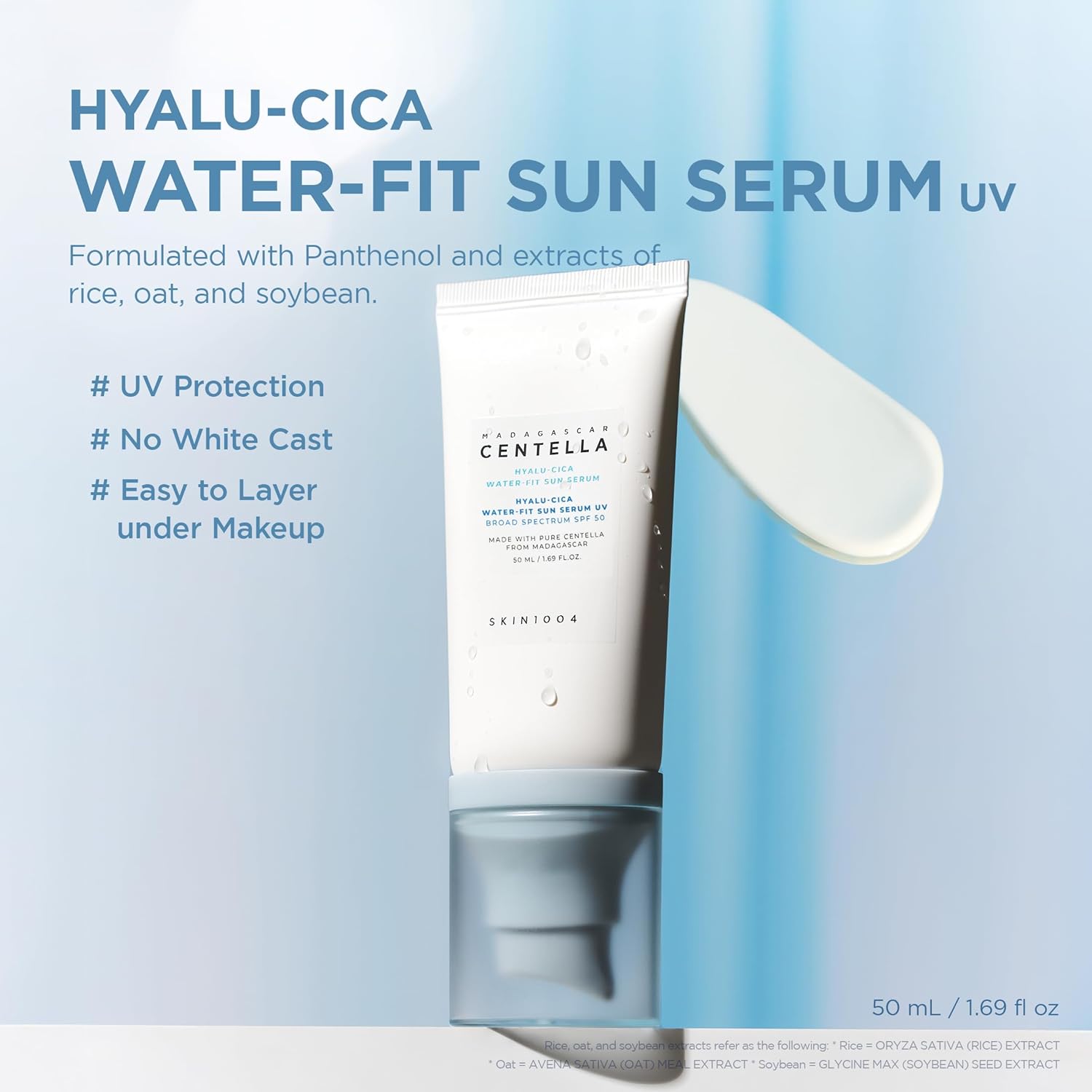 SKIN1004 Hyalu-Cica Sun Serum SPF50 - SKIN1004 K-Beauty